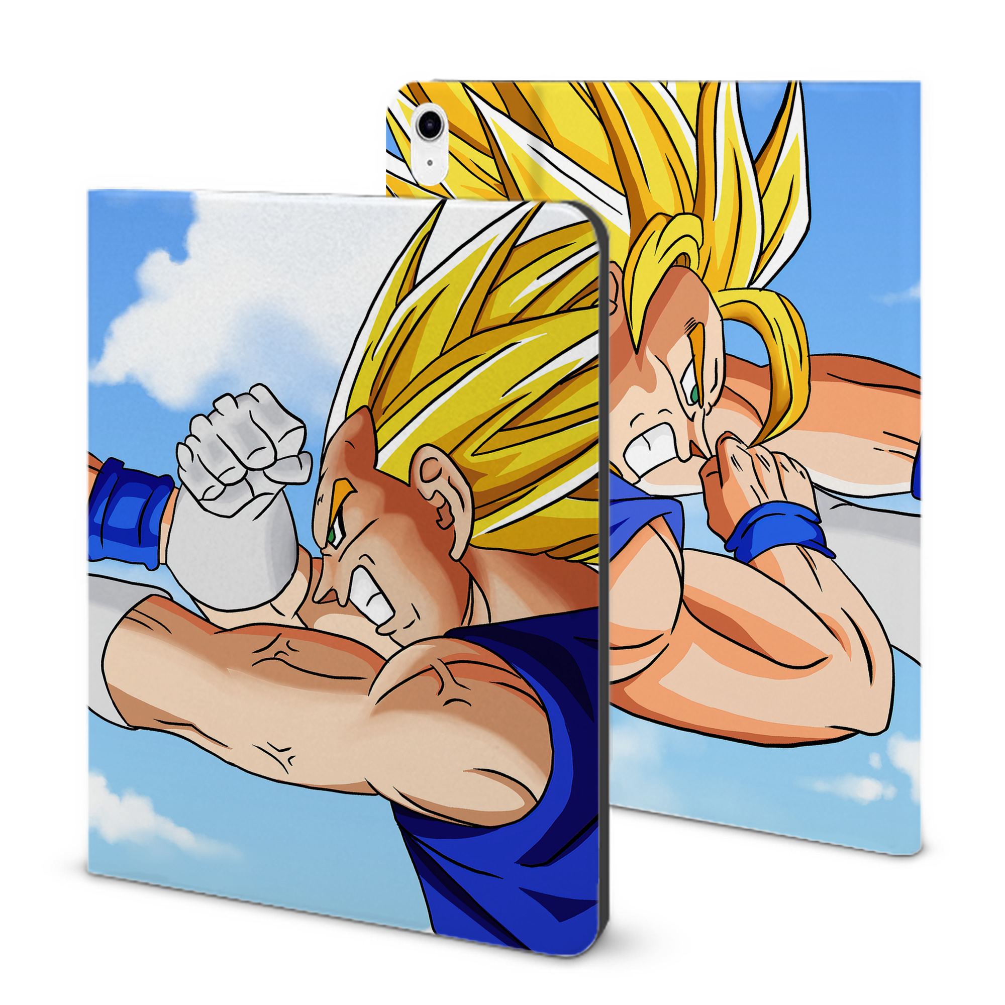 （画像用） ドラゴンボール DRAGON BALL IPad ケース ブック型 PUレザー TPU 耐衝撃 軽量 薄型 ペン収納なし 全面保護 IPad 各モデル対応
